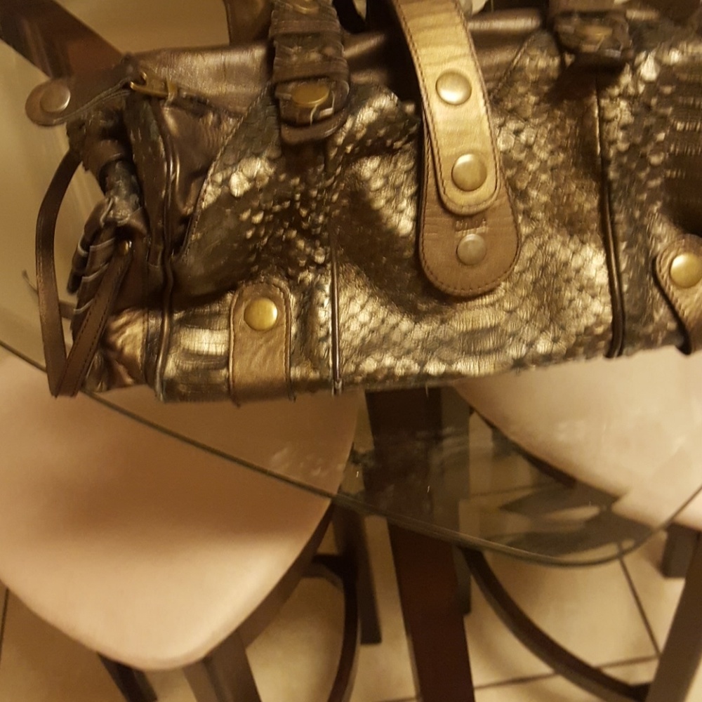 Chloe python handbag
